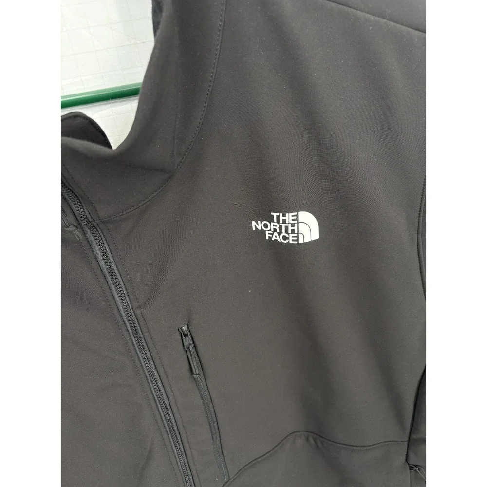 North Face Jacket Men's 4XL Windwall Apex Bionic Full Zip Black Softshell Mock